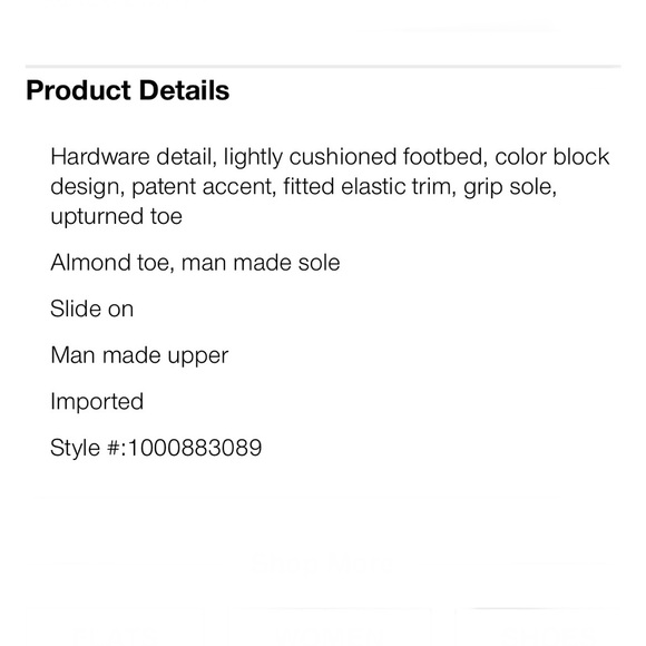 Adrienne Vittadini Cadeeno Ballet Flats Ecru & Black Women’s Size 7.5 - Picture 9 of 9